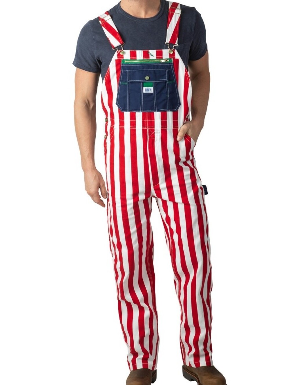 Vintage Liberty Overalls Patrioric USA 44X30